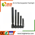 Factory Wholesale Ni-Cd Battery Aluminum Metal Best Heavy Duty Long Range Geepas High Power CREE led Rechargeable Torches